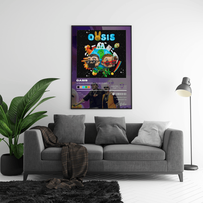 J Balvin 'Summer Love' Album Poster - Posters, Prints & Wall Art | HYPE Posters