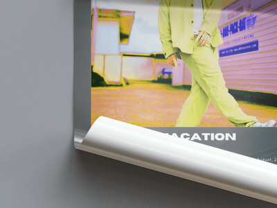 J Balvin 'Summer Vacation' Album Poster - Posters, Prints & Wall Art | HYPE Posters