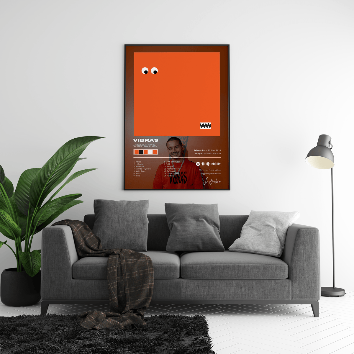 J Balvin 'Vibras' Album Poster - Posters, Prints & Wall Art | HYPE Posters