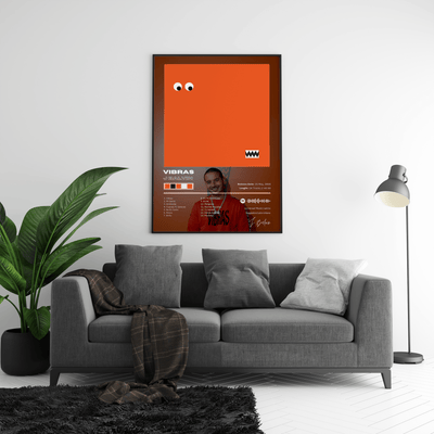 J Balvin 'Vibras' Album Poster - Posters, Prints & Wall Art | HYPE Posters