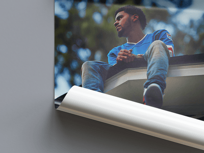J Cole '2014 Forest Hills Drive' Spotify Poster - Posters, Prints & Wall Art | HYPE Posters