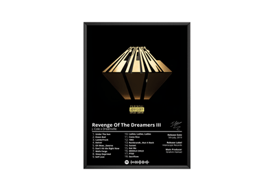 J Cole 'Revenge Of The Dreamers III' Album Poster - Posters, Prints & Wall Art | HYPE Posters