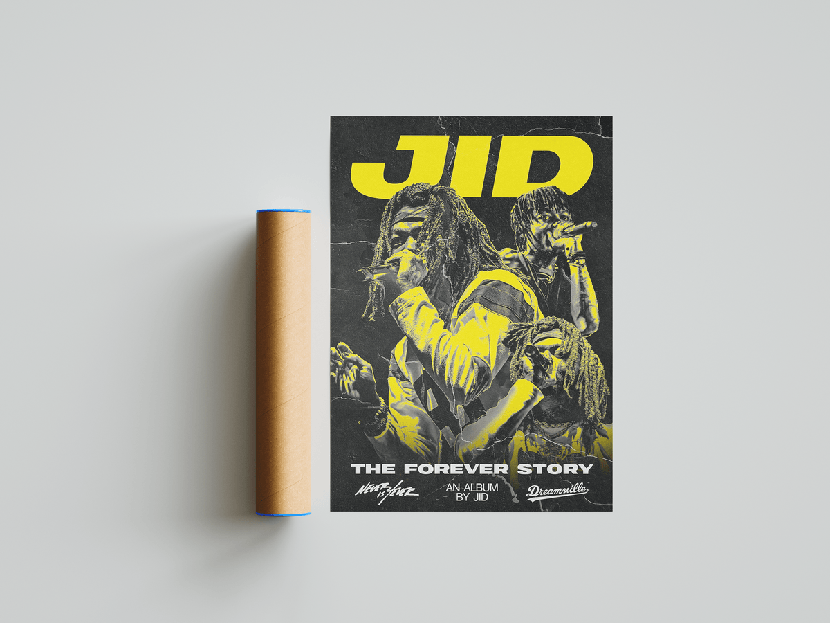 JID 'The Forever Story' Poster - Posters, Prints & Wall Art | HYPE Posters