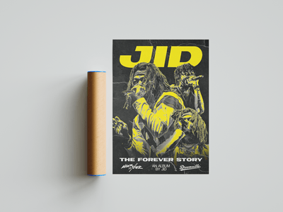 JID 'The Forever Story' Poster - Posters, Prints & Wall Art | HYPE Posters
