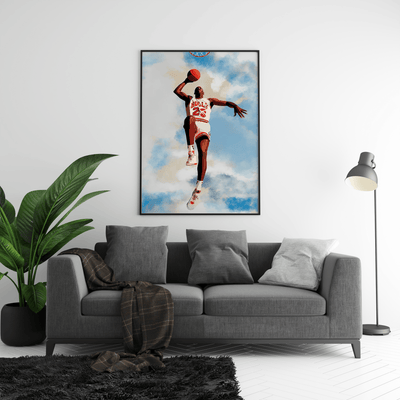 Jordan Bulls Fly Poster - Posters, Prints & Wall Art | HYPE Posters