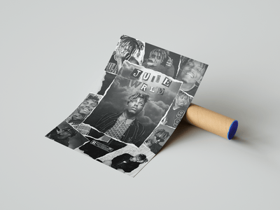 Juice WRLD 'Montage' Poster - Posters, Prints & Wall Art | HYPE Posters