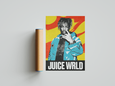 Juice WRLD Pop Poster - Posters, Prints & Wall Art | HYPE Posters