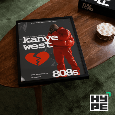 Kanye West 808 Poster - Posters, Prints & Wall Art | HYPE Posters