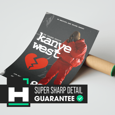 Kanye West 808 Poster - Posters, Prints & Wall Art | HYPE Posters