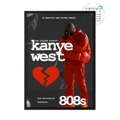 Kanye West 808 Poster - Posters, Prints & Wall Art | HYPE Posters