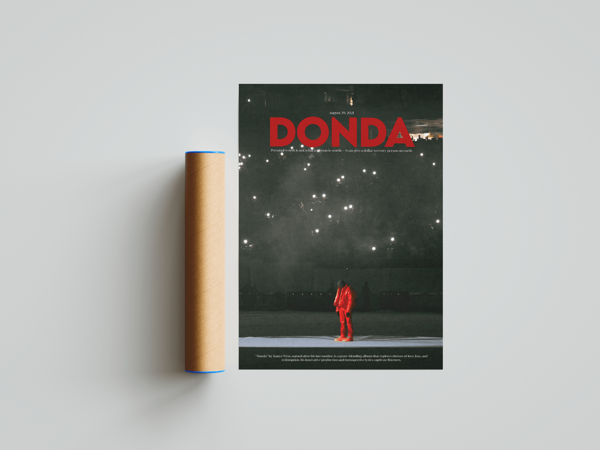 Kanye West 'DONDA' Poster - Posters, Prints & Wall Art | HYPE Posters