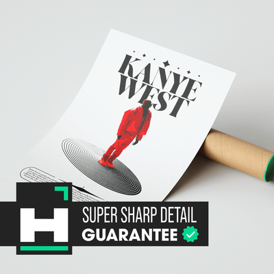 Kanye West Feature Poster - Posters, Prints & Wall Art | HYPE Posters
