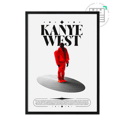 Kanye West Feature Poster - Posters, Prints & Wall Art | HYPE Posters