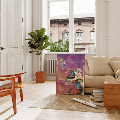Kanye West 'Graduation' Album Poster - Posters, Prints & Wall Art | HYPE Posters