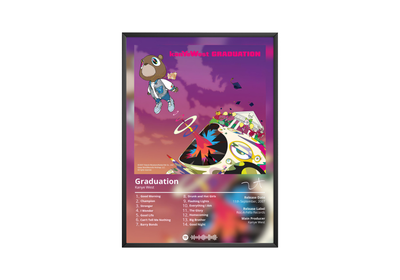Kanye West 'Graduation' Album Poster - Posters, Prints & Wall Art | HYPE Posters