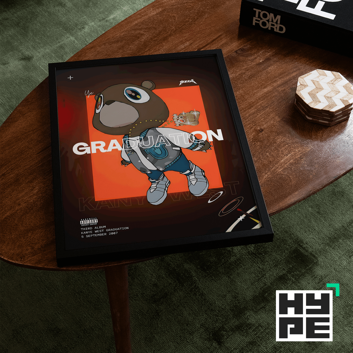 Kanye West Graduation Exclusive Poster - Posters, Prints & Wall Art | HYPE Posters