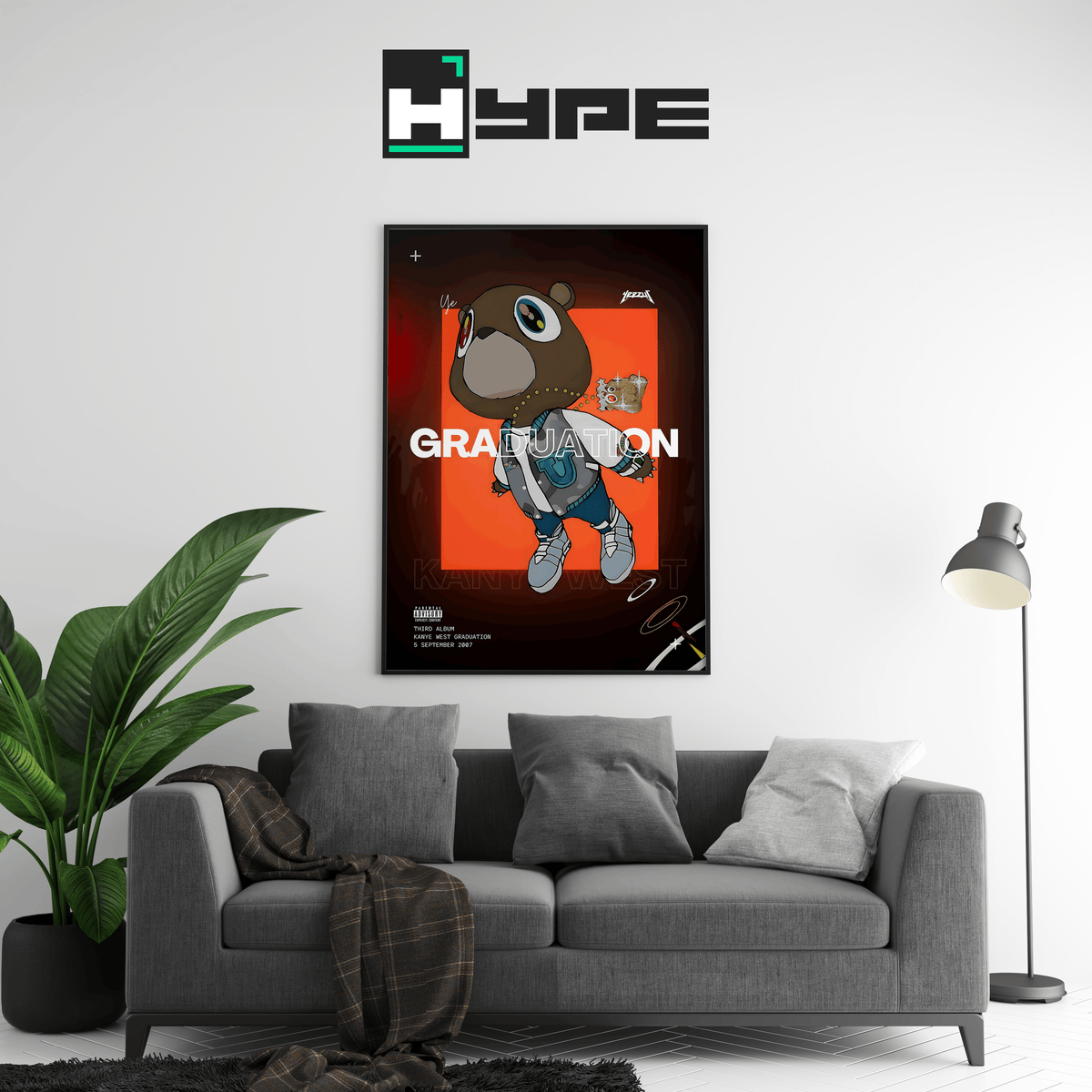 Kanye West Graduation Exclusive Poster - Posters, Prints & Wall Art | HYPE Posters