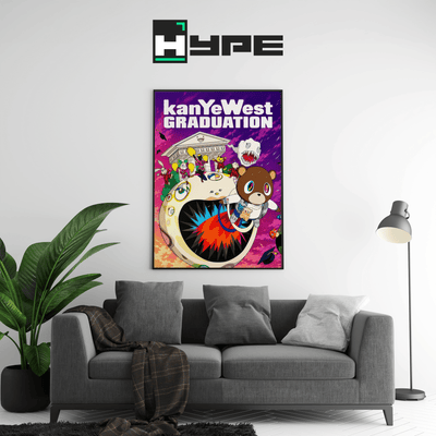 Kanye West Graduation Poster - Posters, Prints & Wall Art | HYPE Posters