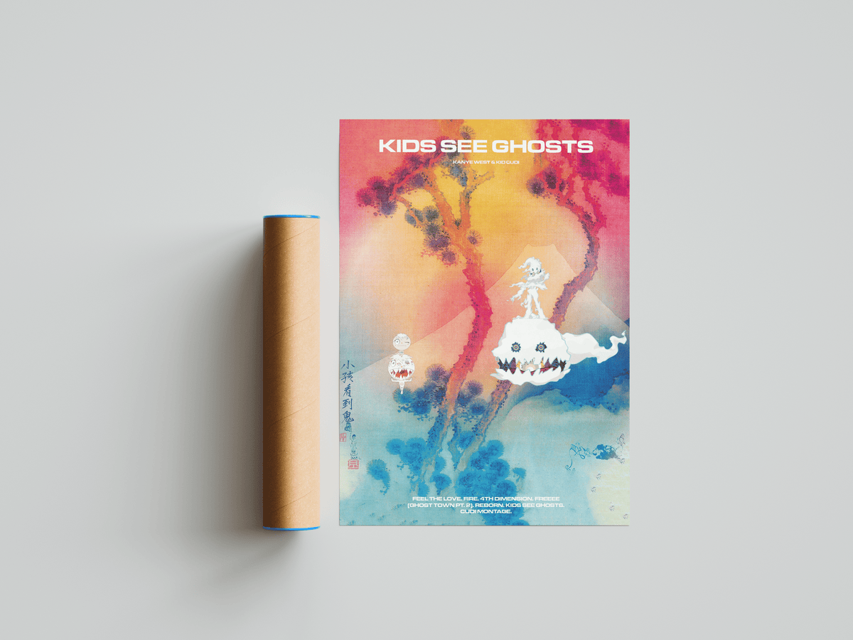 Kanye West 'Kids See Ghosts' Poster - Posters, Prints & Wall Art | HYPE Posters