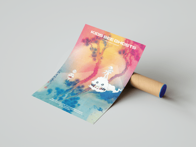 Kanye West 'Kids See Ghosts' Poster - Posters, Prints & Wall Art | HYPE Posters