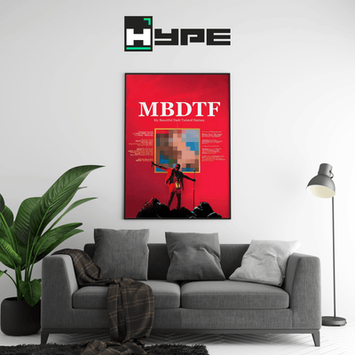 Kanye West MBDTF Poster - Posters, Prints & Wall Art | HYPE Posters
