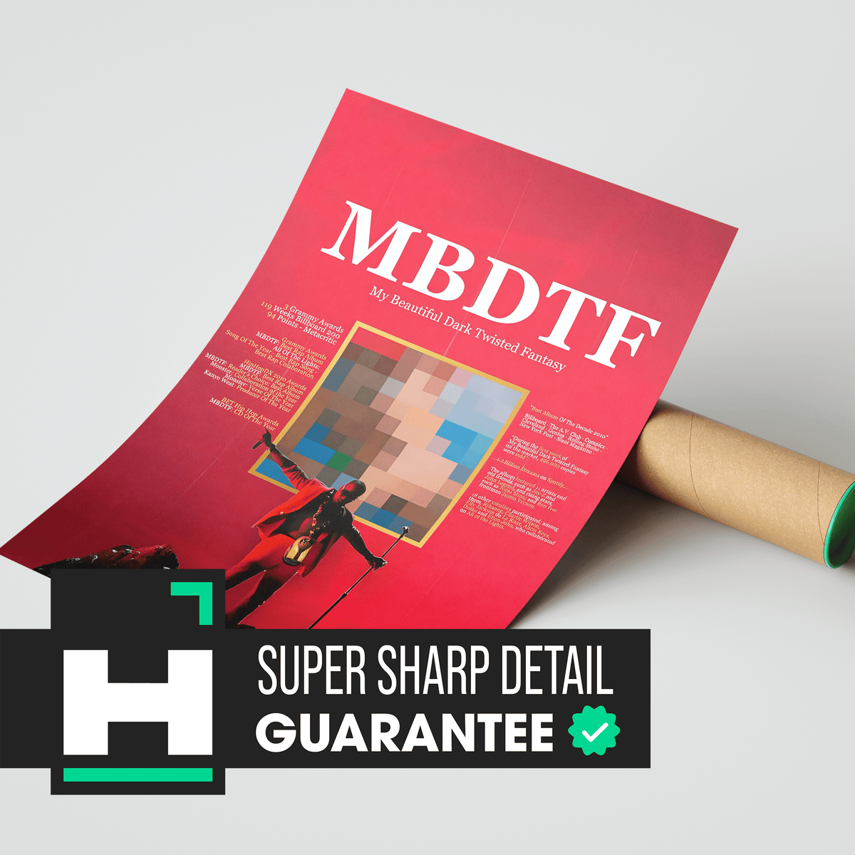 Kanye West MBDTF Poster - Posters, Prints & Wall Art | HYPE Posters