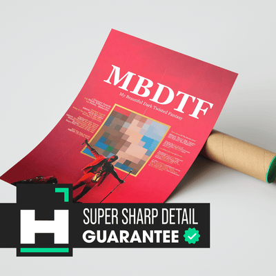 Kanye West MBDTF Poster - Posters, Prints & Wall Art | HYPE Posters