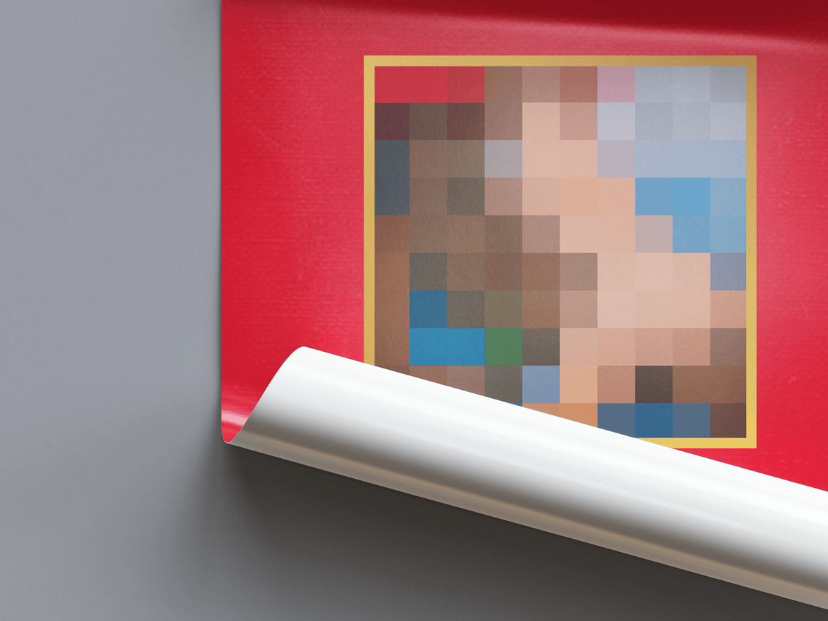 Kanye West 'My Beautiful Dark Twisted Fantasy' Spotify Poster - Posters, Prints & Wall Art | HYPE Posters