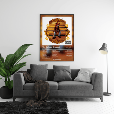 Kanye West 'The College Dropout' Album Poster - Posters, Prints & Wall Art | HYPE Posters