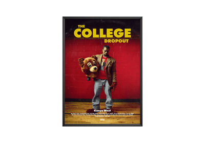 Kanye West 'The College Dropout' V2 Poster - Posters, Prints & Wall Art | HYPE Posters