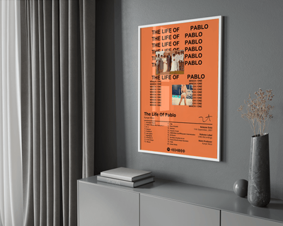 Kanye West 'The Life Of Pablo' Album Poster - Posters, Prints & Wall Art | HYPE Posters