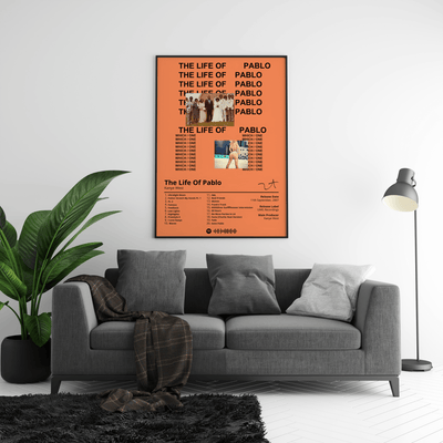 Kanye West 'The Life Of Pablo' Album Poster - Posters, Prints & Wall Art | HYPE Posters