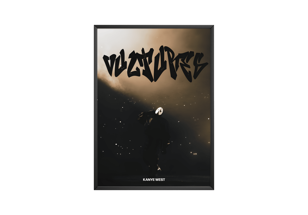 Kanye West 'Vultures' Poster - Posters, Prints & Wall Art | HYPE Posters