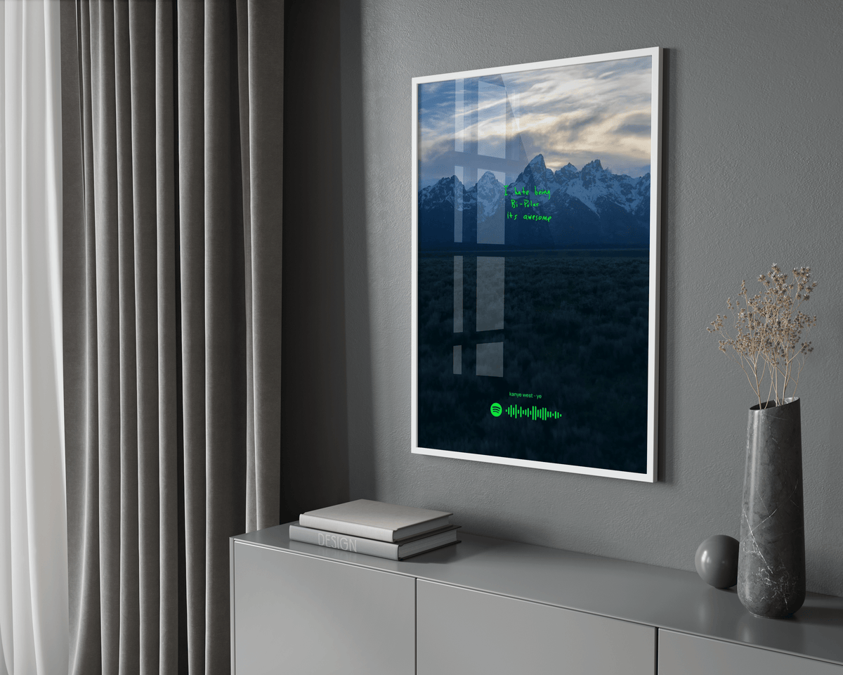 Kanye West 'Ye' Spotify Poster - Posters, Prints & Wall Art | HYPE Posters