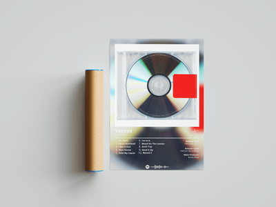 Kanye West 'Yeezus' Album Poster - Posters, Prints & Wall Art | HYPE Posters
