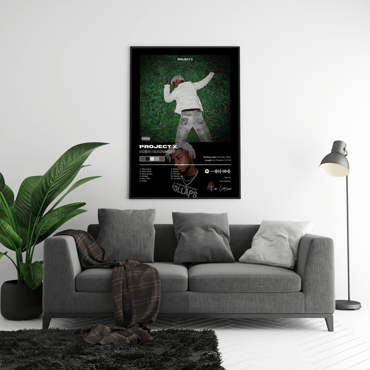 Ken Carson 'Project X' Album Poster - Posters, Prints & Wall Art | HYPE Posters