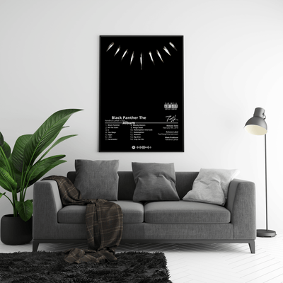 Kendrick Lamar 'Black Panther' Album Poster - Posters, Prints & Wall Art | HYPE Posters