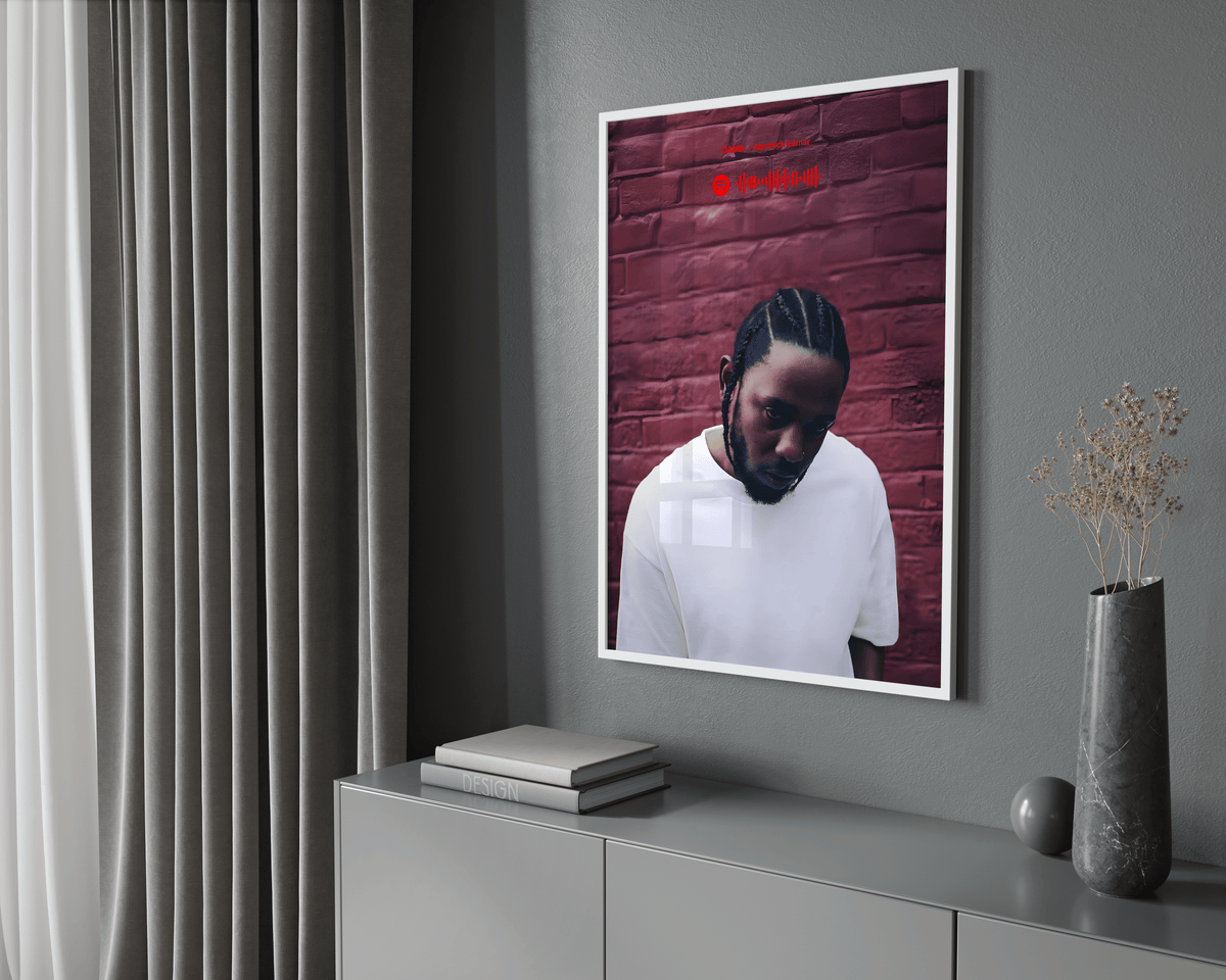 Kendrick Lamar 'DAMN' Spotify Poster - Posters, Prints & Wall Art | HYPE Posters