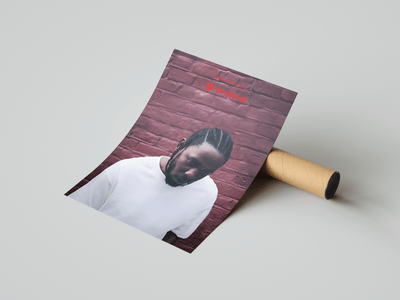 Kendrick Lamar 'DAMN' Spotify Poster - Posters, Prints & Wall Art | HYPE Posters
