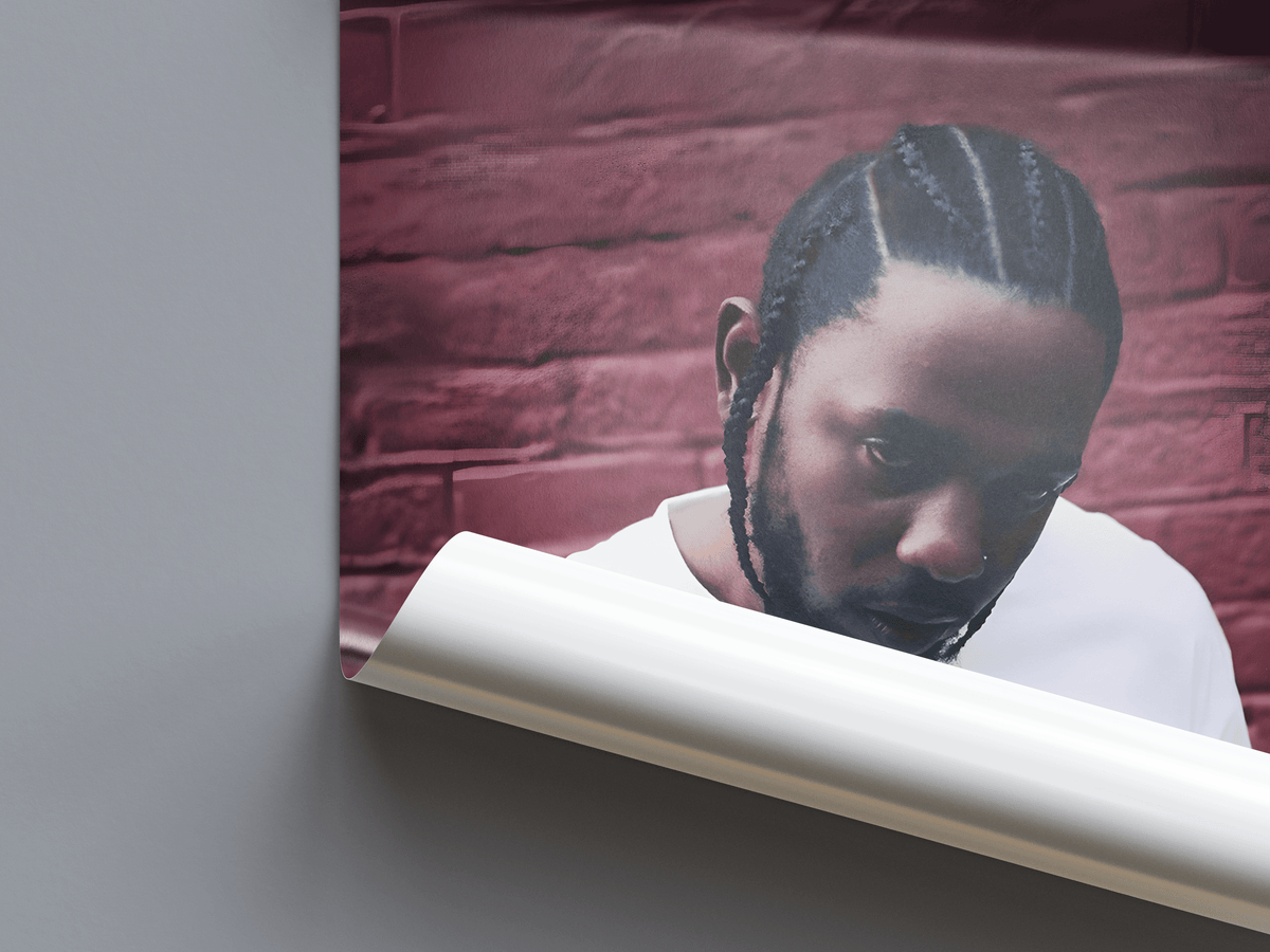 Kendrick Lamar 'DAMN' Spotify Poster - Posters, Prints & Wall Art | HYPE Posters
