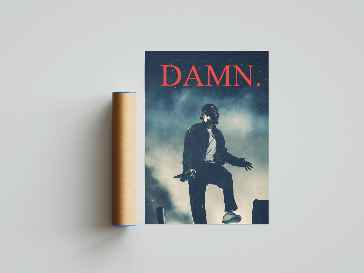 Kendrick Lamar 'Damn' Stage Poster - Posters, Prints & Wall Art | HYPE Posters