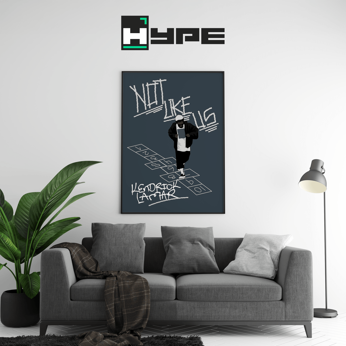 Kendrick Lamar Not Like Us Poster - Posters, Prints & Wall Art | HYPE Posters