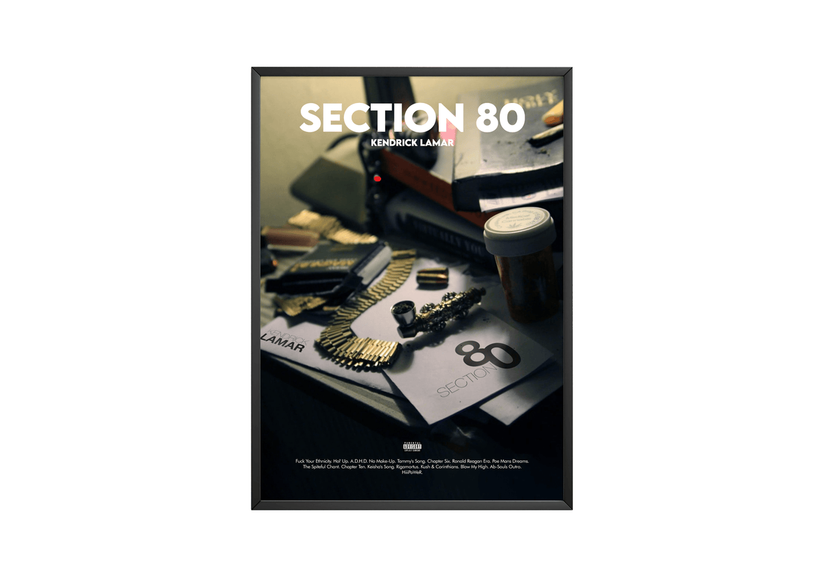 Kendrick Lamar 'Section 80' Poster - Posters, Prints & Wall Art | HYPE Posters