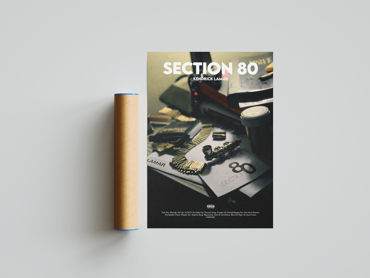 Kendrick Lamar 'Section 80' Poster - Posters, Prints & Wall Art | HYPE Posters