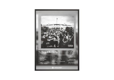 Kendrick Lamar - "To Pimp A Butterfly" Album Poster - Posters, Prints & Wall Art | HYPE Posters