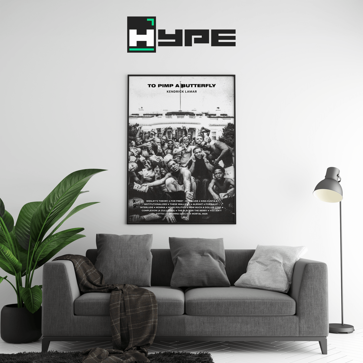 Kendrick Lamar To Pimp A Butterfly Poster - Posters, Prints & Wall Art | HYPE Posters