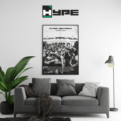 Kendrick Lamar To Pimp A Butterfly Poster - Posters, Prints & Wall Art | HYPE Posters