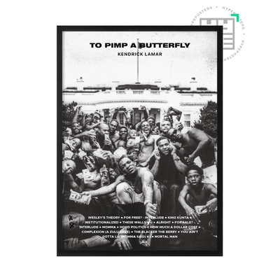 Kendrick Lamar To Pimp A Butterfly Poster - Posters, Prints & Wall Art | HYPE Posters