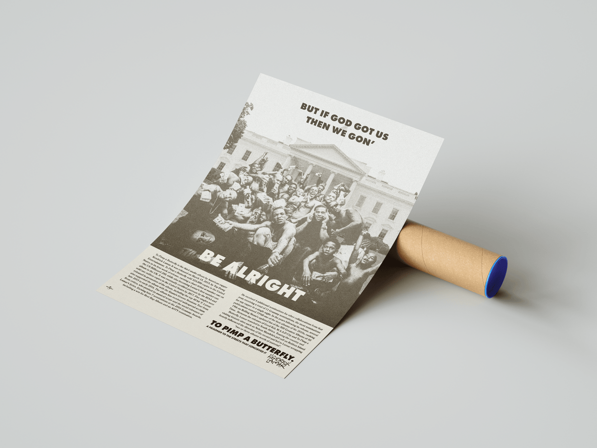 Kendrick Lamar 'We Gon Be Alright' Poster - Posters, Prints & Wall Art | HYPE Posters