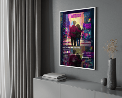 Kid Cudi 'Entergalactic' Album Poster - Posters, Prints & Wall Art | HYPE Posters